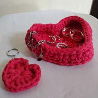 Set  Handmade – Svuotatasche a Cuore + Porta