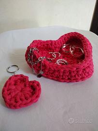 Set  Handmade – Svuotatasche a Cuore + Porta