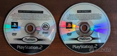 Fifa Street 2 e NFS Underground 2 per PS2