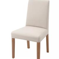 6 fodere bianche corte x sedie imbottite ikea