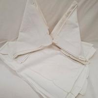 Lenzuolo matrimoniale con federe ricamato