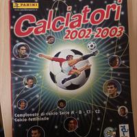 Album figurine calciatori panini 2002-2003