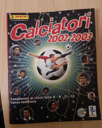 Album figurine calciatori panini 2002-2003