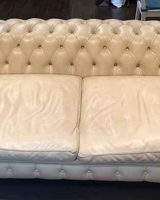 Divano poltrona Frau Chester One in pelle