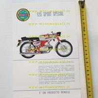 Benelli 125 Sport Special 1968 depliant originale