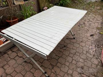 Tavolo da camper esterno in alluminio