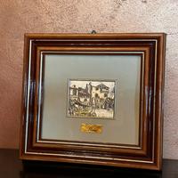 Quadro in rilievo d’argento 925.