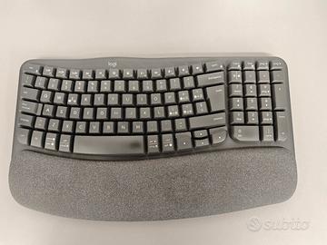 tastiera Logitech Wave Keys Windows/Mac, ITA QWERT