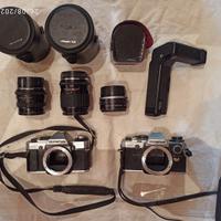 set fotografico analogico