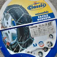 Catene da neve, varie misure