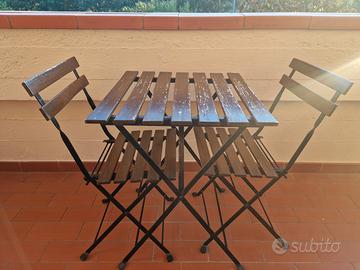 SET TAVOLO + SEDIE DA ESTERNO IKEA