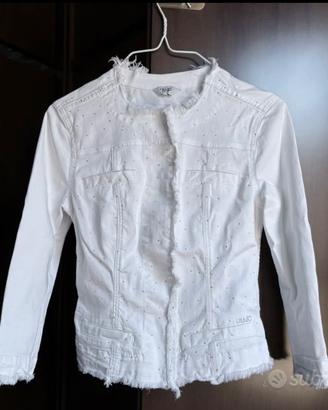Giacca Liu Jo in Denim Bianco - Taglia 38