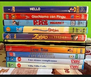 Lotto 11 DVD cartoni animati per bambini