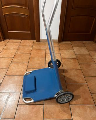 Carrello pieghevole da spiaggia in alluminio