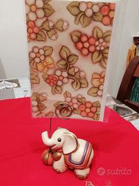 Elefantino Thun con biglietto auguri