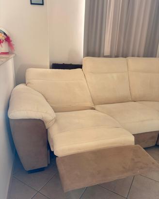 Divano Luxury in camoscio