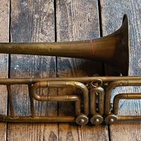 trombone a pistoni d'epoca 