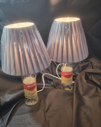 Coppia di abat jour kitsch della Mutti