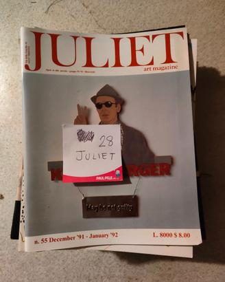 28 riviste d'arte juliet