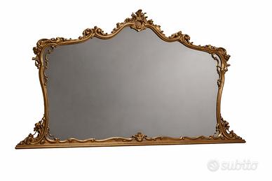 Grande specchio scenografico stile barocco