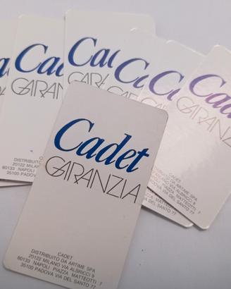 garanzia originale vintage Cadet 