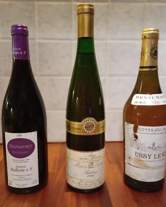 Tris di vini francesi