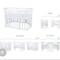 Culla 7in 1 ovale più accessori