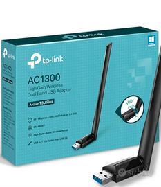 Antenna/Adattatore wireless USB TP-Link Archer T3U