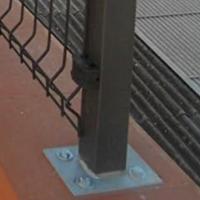 Supporto per palo tubolare quadro 50x50