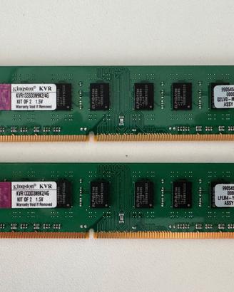 RAM KINGSTON DDR3 4GB KVR1333D3N9K2/4G