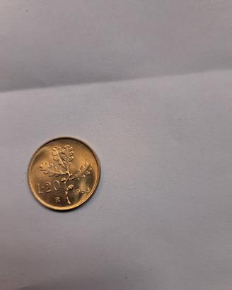 20 lire 1983 nuova di conio