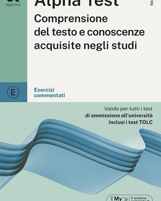 Alpha Test Comprensione del testo – 7ª  NUOVO