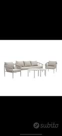 Salotto da esterno 5 posti NUOVO