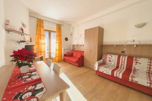 Monolocale a Pila, a 50mt dalle piste da sci