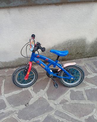 Bici spiderman 14 pollici