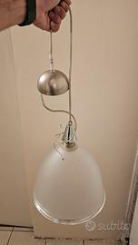 lampadario pendente in vetro