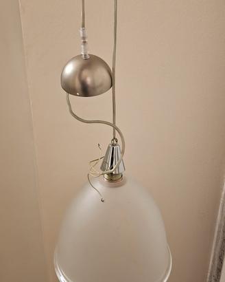 lampadario pendente in vetro