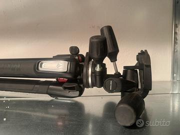Treppiede Manfrotto 190 con testa a 3 Vie