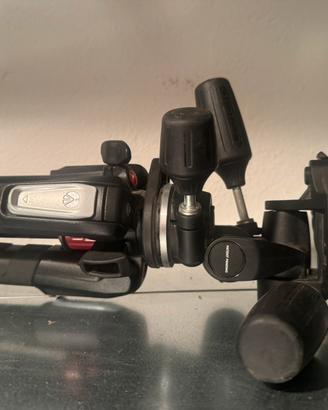 Treppiede Manfrotto 190 con testa a 3 Vie