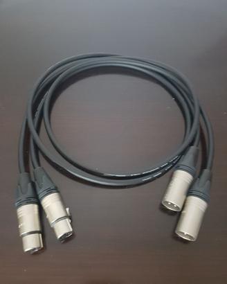 Coppia cavi bilanciati (L+R) Mogami 2534 - 1mt