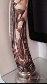 Statua cina in policromo