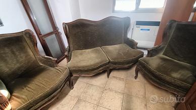 divano con poltrona anni 50