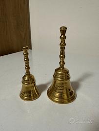 2 campanelle in ottone