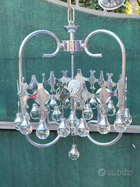 lampadario modernariato 