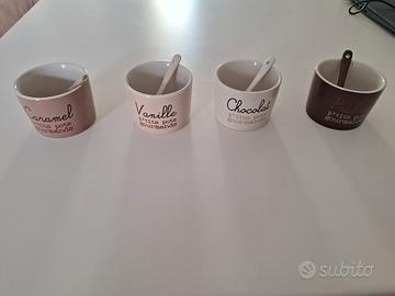 set contenitori in ceramica 