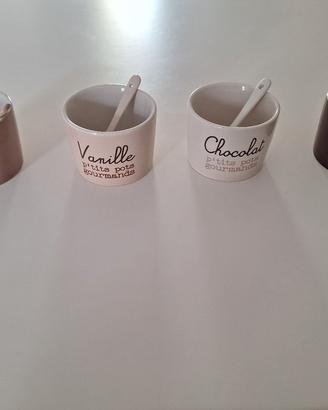 set contenitori in ceramica 