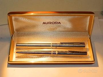 PENNE AURORA  AURETTA STILOFRAFICA + PENNA SFERA