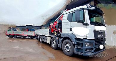 Autotreno Gru 8x2 man