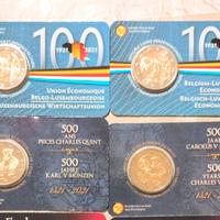 **Coin card Belgio dal 2015 al 2025 **