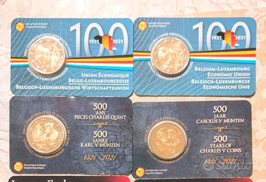 **Coin card Belgio dal 2015 al 2025 **